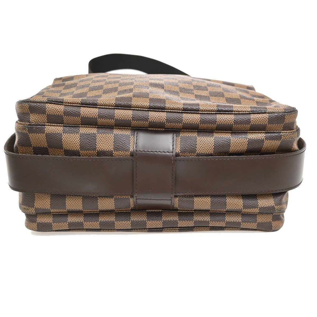 Louis Vuitton Naviglio Damier Brown Canvas Handbag (Pre-Owned)