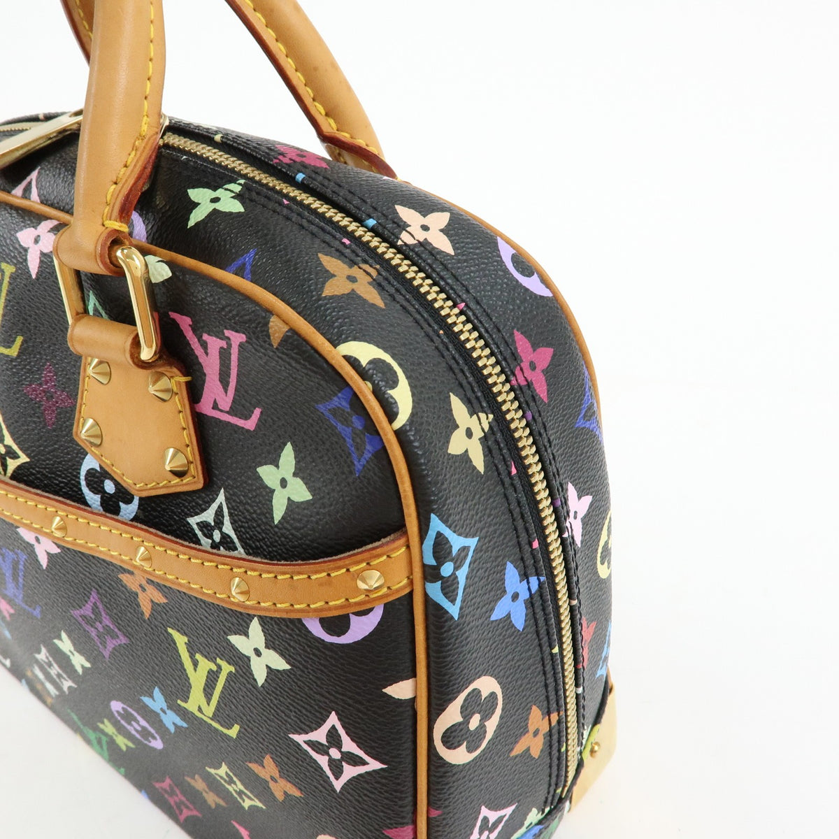Louis Vuitton Trouville Monogram Multicolor Multicolour Canvas Handbag (Pre-Owned)