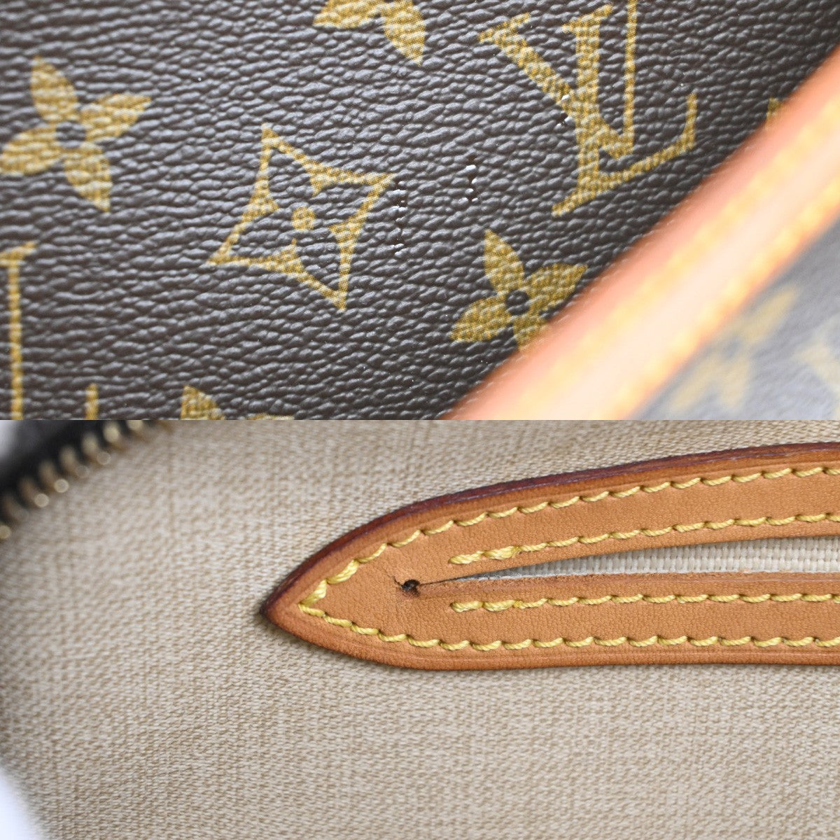 Louis Vuitton Reporter Monogram Canvas Brown Canvas Shoulder Bag Bag (Pre-Owned)