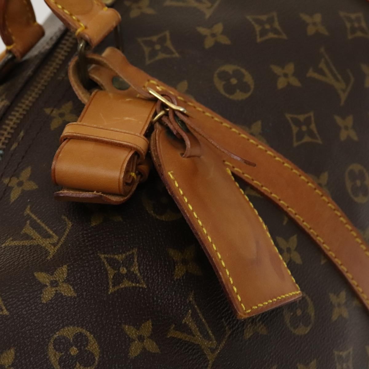 Louis Vuitton Keepall Monogram Canvas Brown Canvas Travel Bag Bag (Pre-Owned)