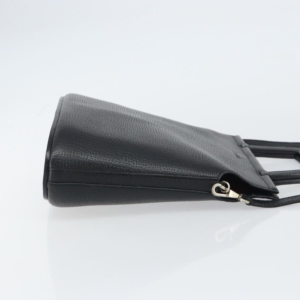 Loewe Vintage Leather Black Leather Handbag (Pre-Owned)