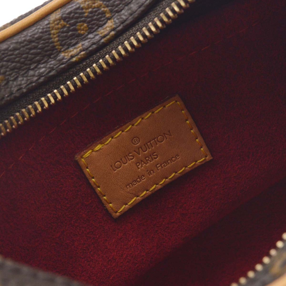 Louis Vuitton Croissant Monogram Canvas Brown Canvas Handbag (Pre-Owned)