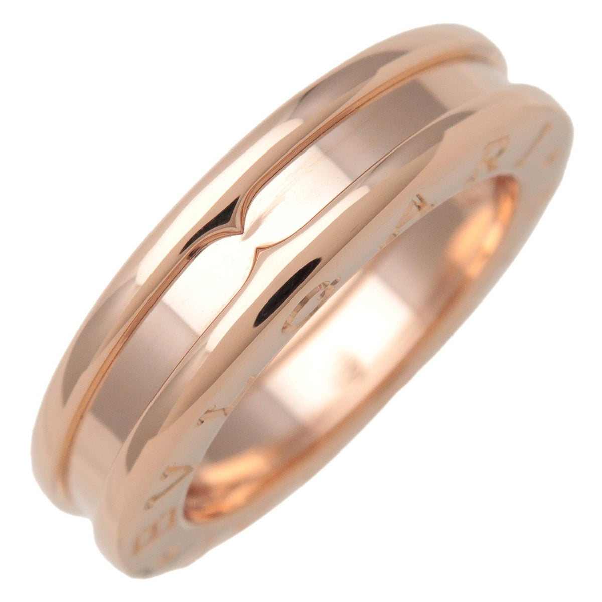 Bvlgari B.Zero1 One Band 18K Rose Gold Gold Rose_Gold Ring Jewelry (Pre-Owned)