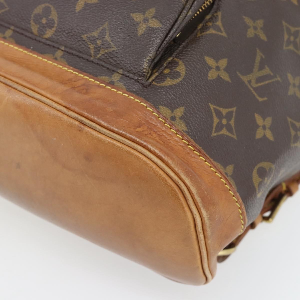 Louis Vuitton Vintage Montsouris Monogram Canvas Brown Canvas Backpack Bag (Pre-Owned)