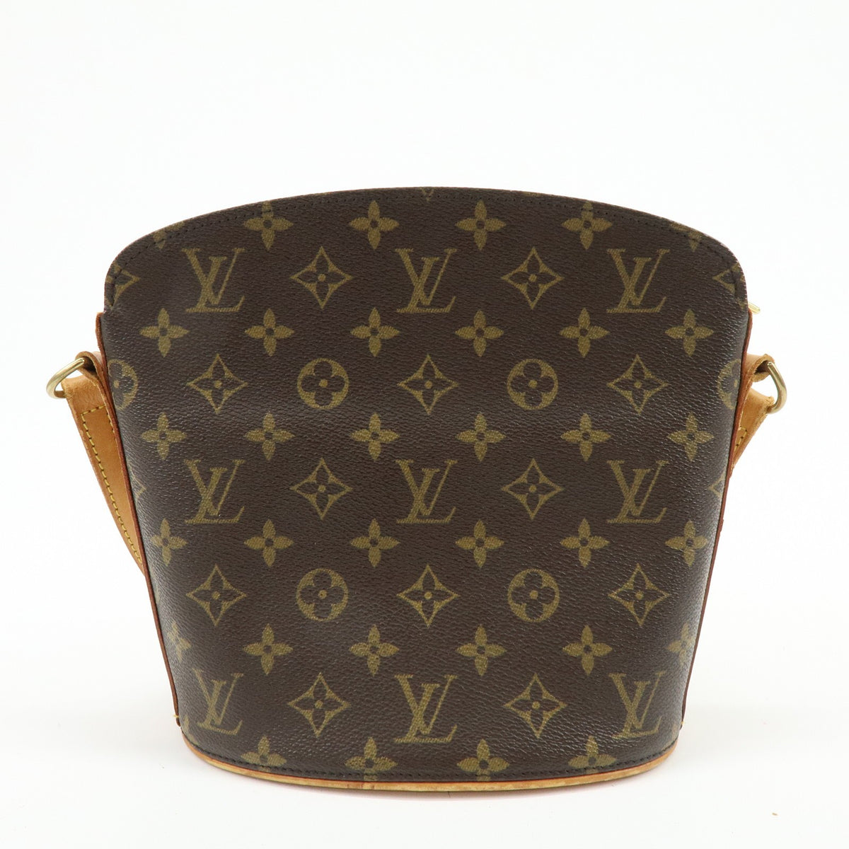 Louis Vuitton Drouot Monogram Canvas Brown Canvas Shoulder Bag Bag (Pre-Owned)