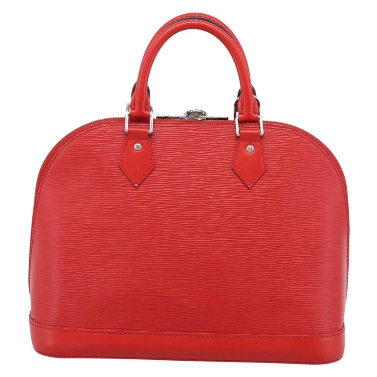 Louis Vuitton Alma Epi Red Leather Handbag (Pre-Owned)