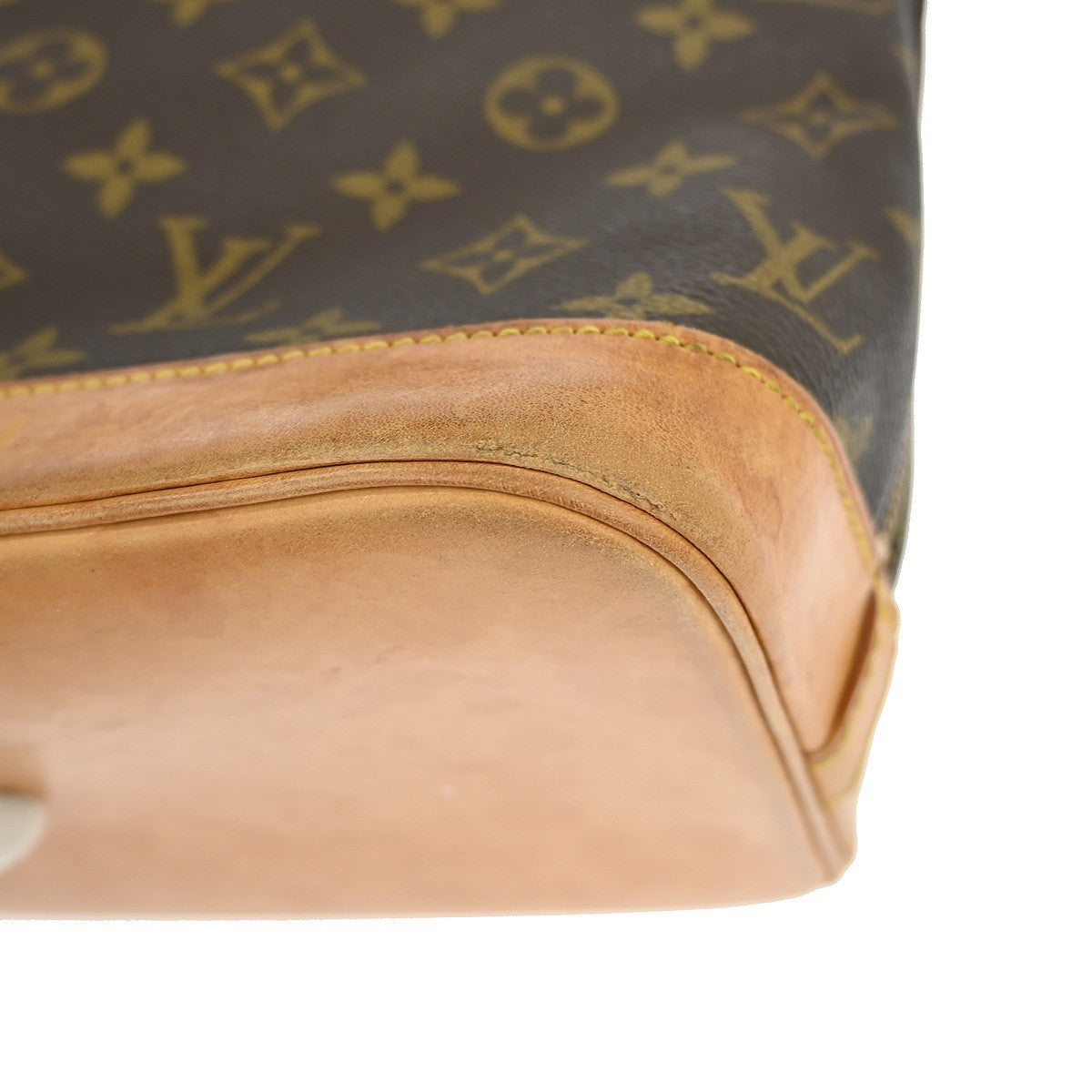 Louis Vuitton Alma Monogram Brown Canvas Handbag (Pre-Owned)