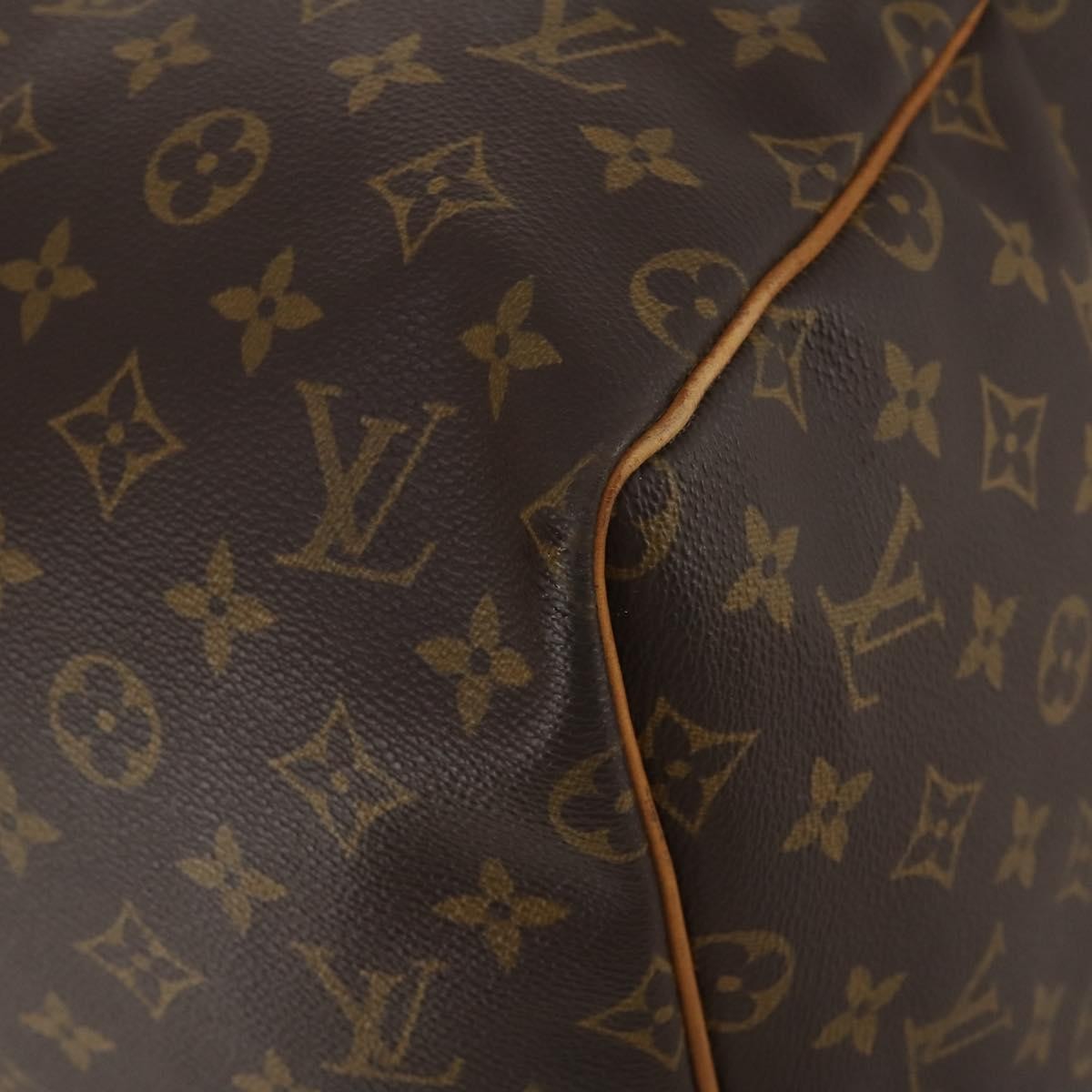 Louis Vuitton Keepall Monogram Brown Canvas Travel Bag Bag (Pre-Owned)