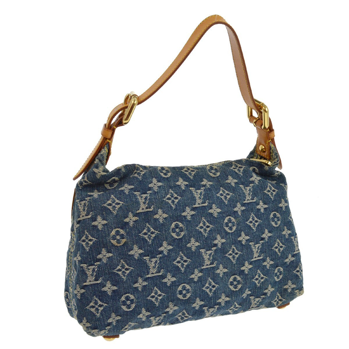 Louis Vuitton Baggy Denim Blue Denim_Jeans Handbag (Pre-Owned)