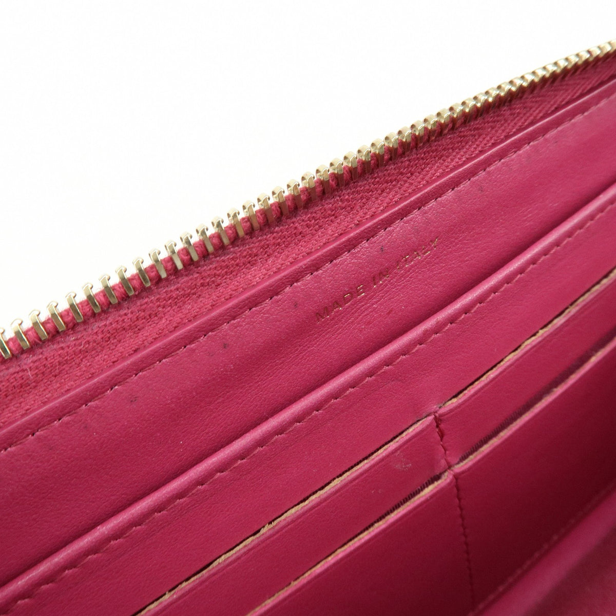 Chanel Zip Around Camellia Patent Pink Calfskin Wallets Accessory (Pre-Owned)