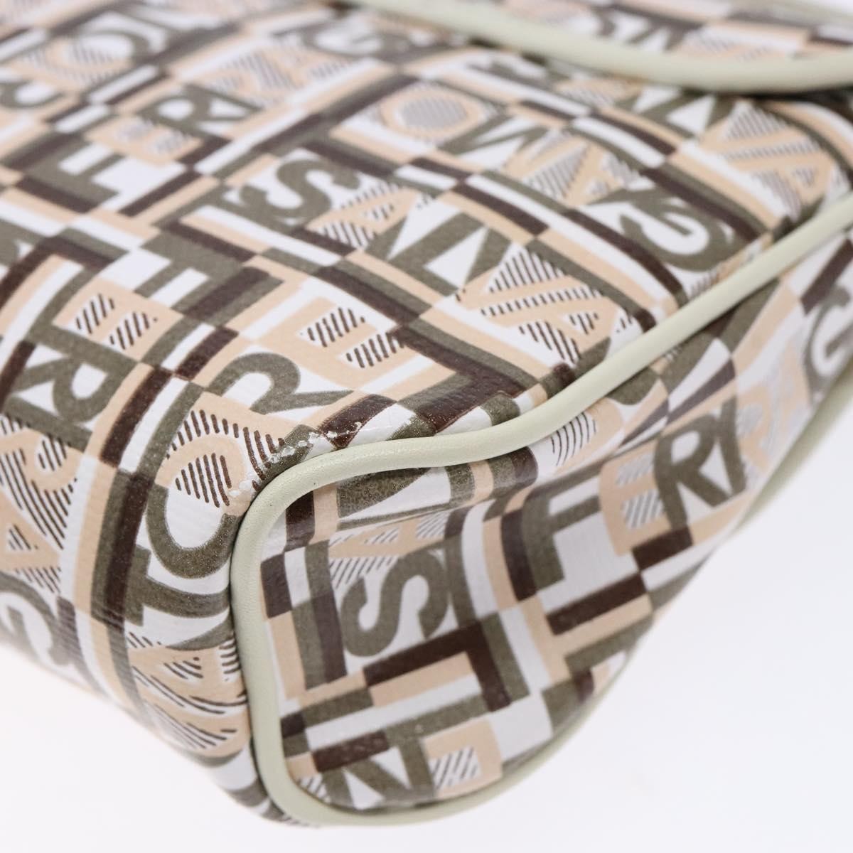 Salvatore Ferragamo Vintage Clutch Canvas Beige Canvas Clutche & Pouche Bag (Pre-Owned)