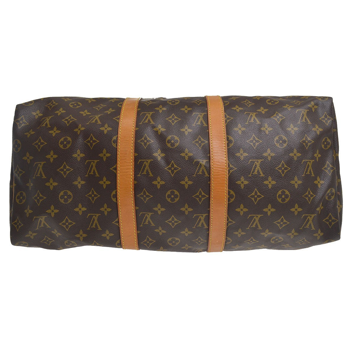 Louis Vuitton Keepall Monogram Canvas Brown Canvas Travel Bag Bag (Pre-Owned)