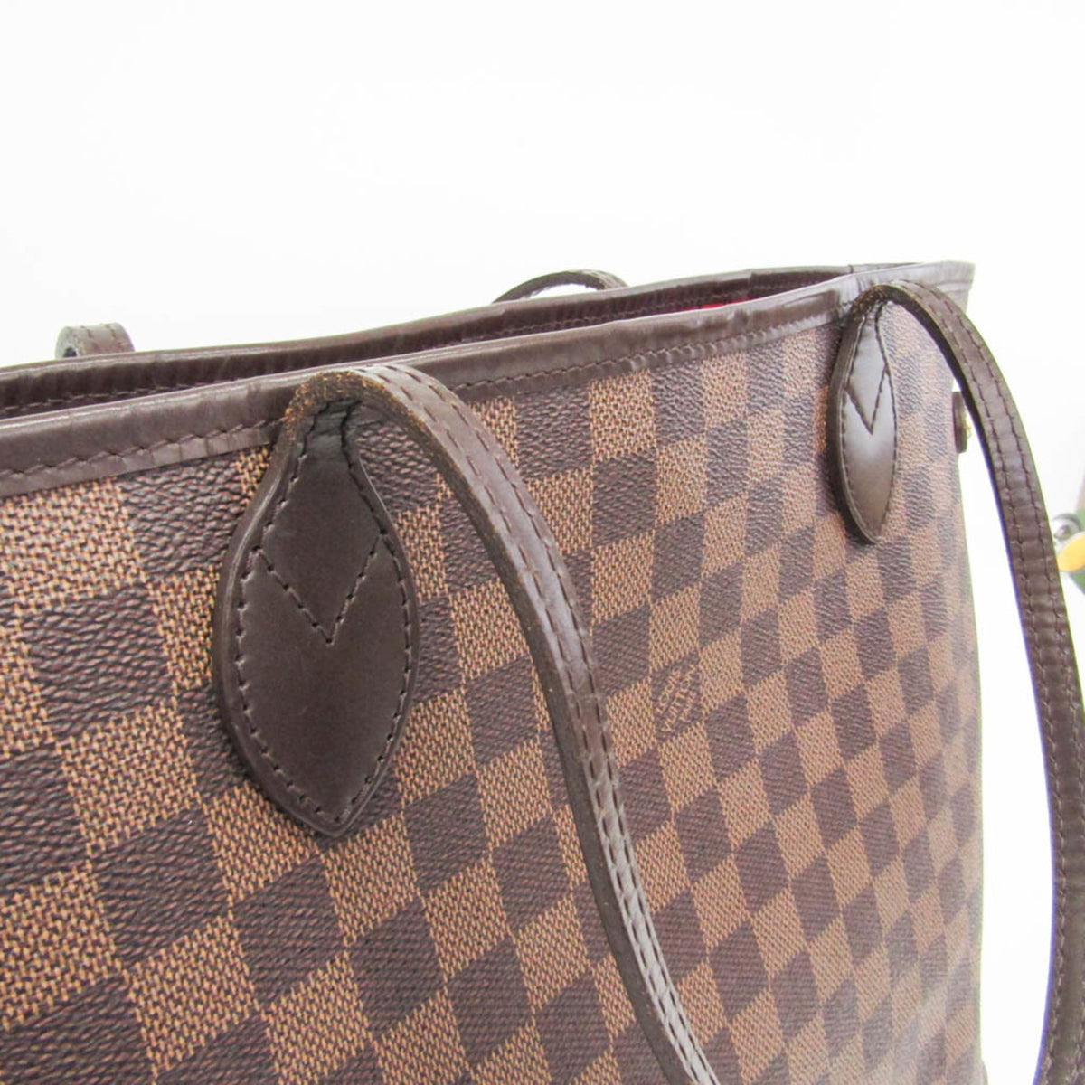 Louis Vuitton Neverfull Damier Brown Canvas Tote Bag Bag (Pre-Owned)