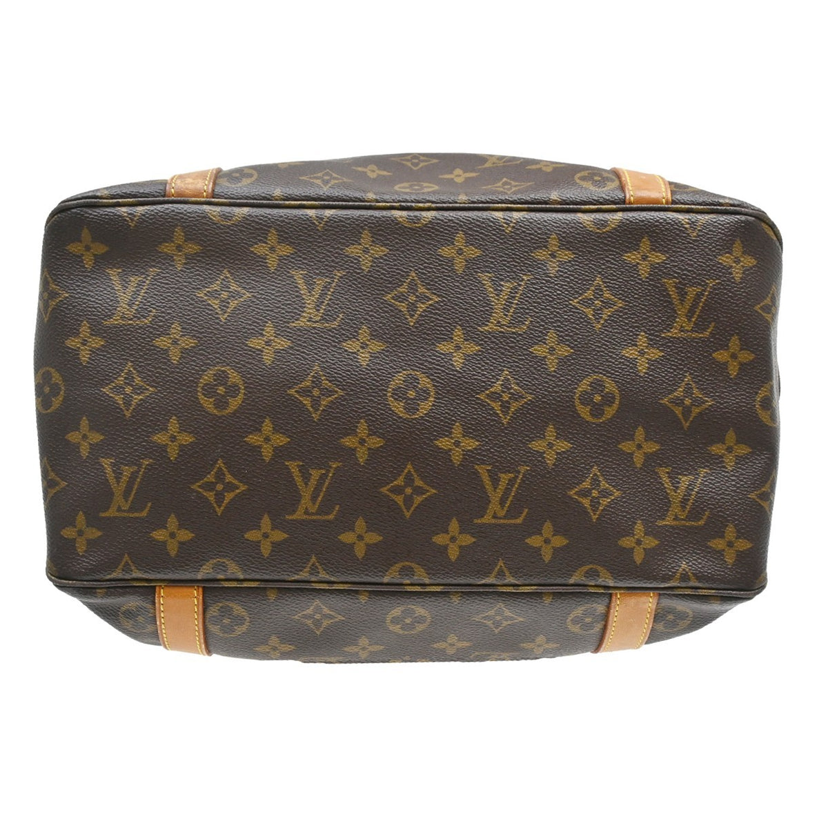 Louis Vuitton Shopping Sac Monogram Canvas Brown Canvas Handbag (Pre-Owned)
