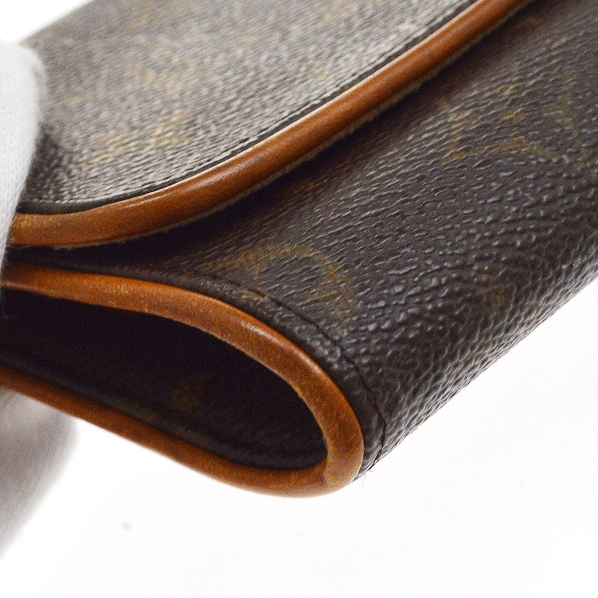 Louis Vuitton Twin Monogram Canvas Brown Canvas Clutche & Pouche Bag (Pre-Owned)