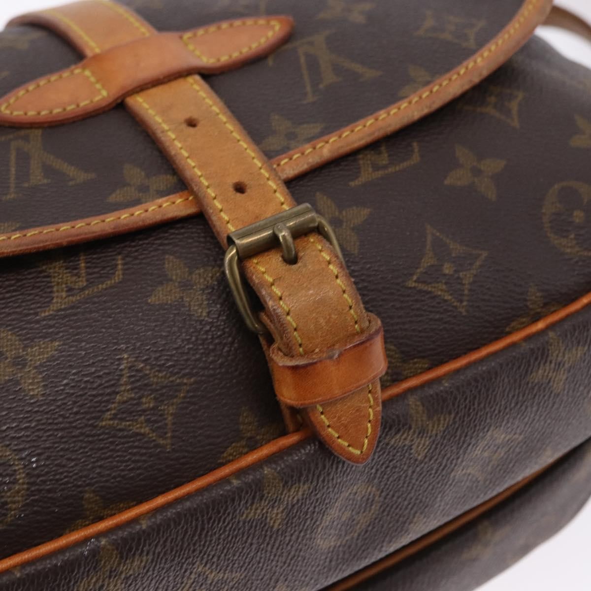 Louis Vuitton Saumur Canvas Brown Canvas Shoulder Bag Bag (Pre-Owned)