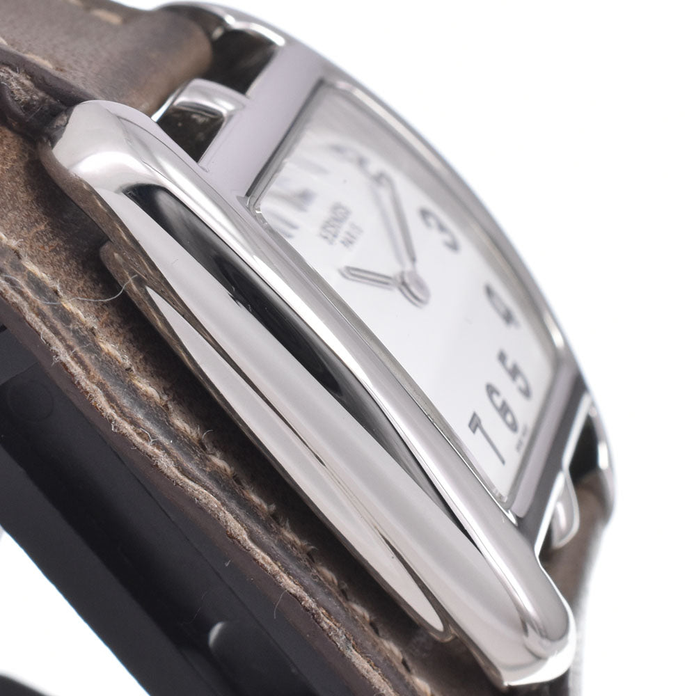 Hermes Cape Cod Double Tour Quartz Stainless Steel And Leather Watch (Pre-Owned)