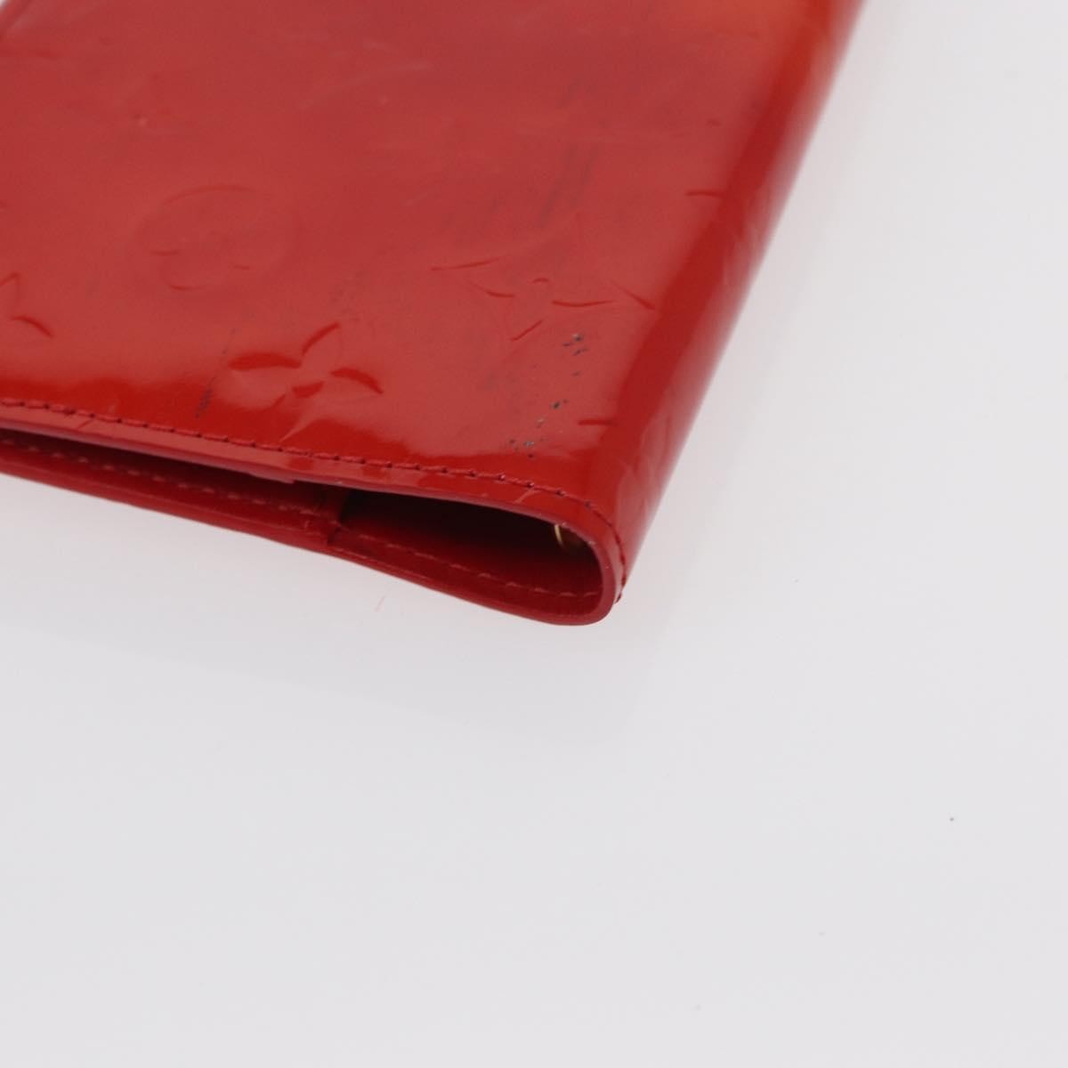Louis Vuitton Agenda Cover Patent Leather Red Patent_Leather Toiletry Case Accessory (Pre-Owned)