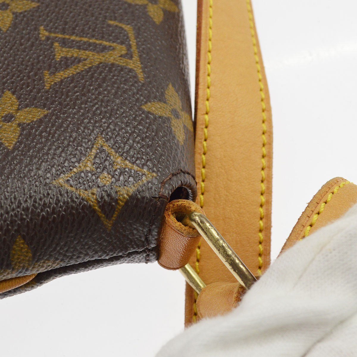 Louis Vuitton Musette Salsa Monogram Canvas Brown Canvas Shoulder Bag Bag (Pre-Owned)
