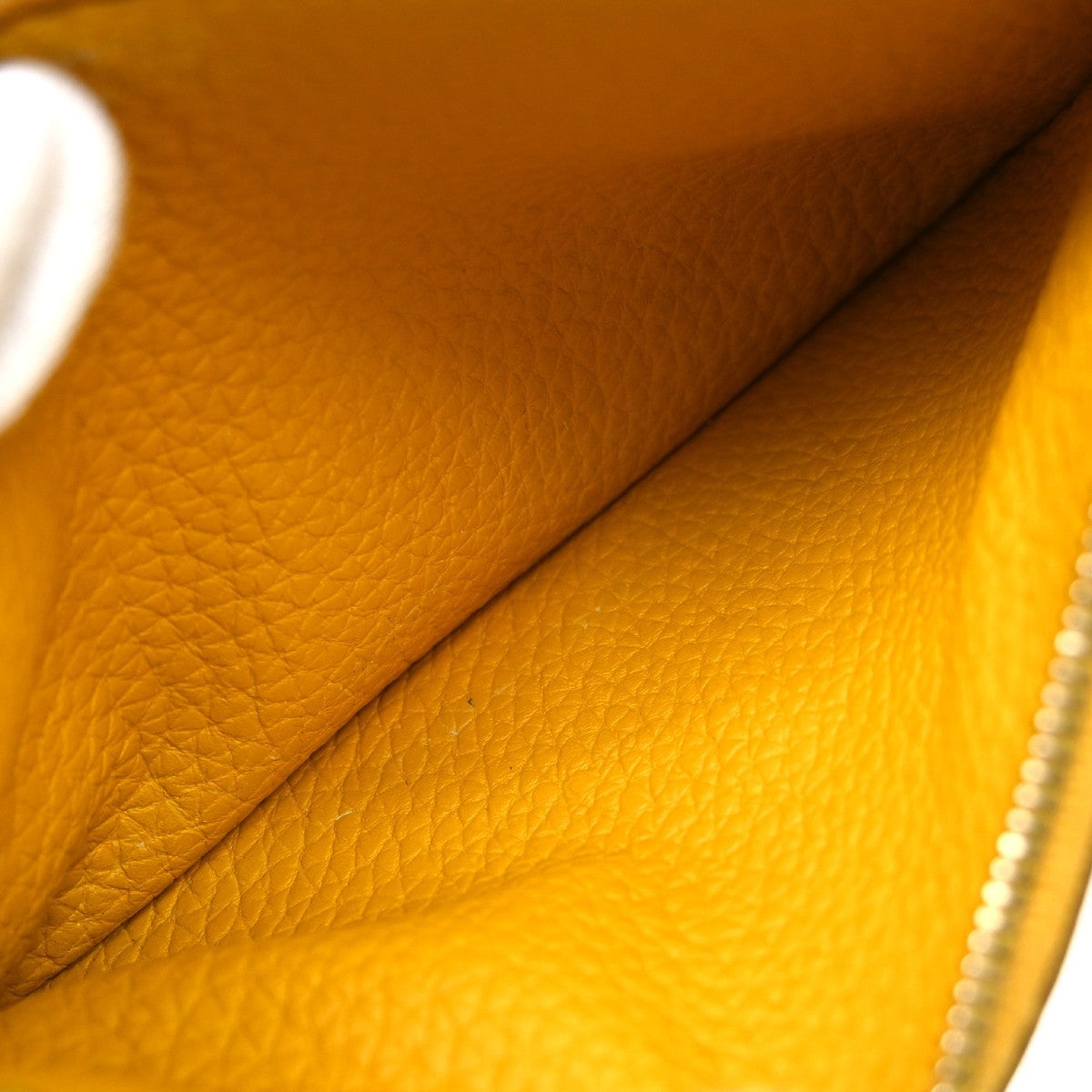 Hermes Dogon Duo Combined Leather Yellow Leather Wallets Accessory (Pre-Owned)