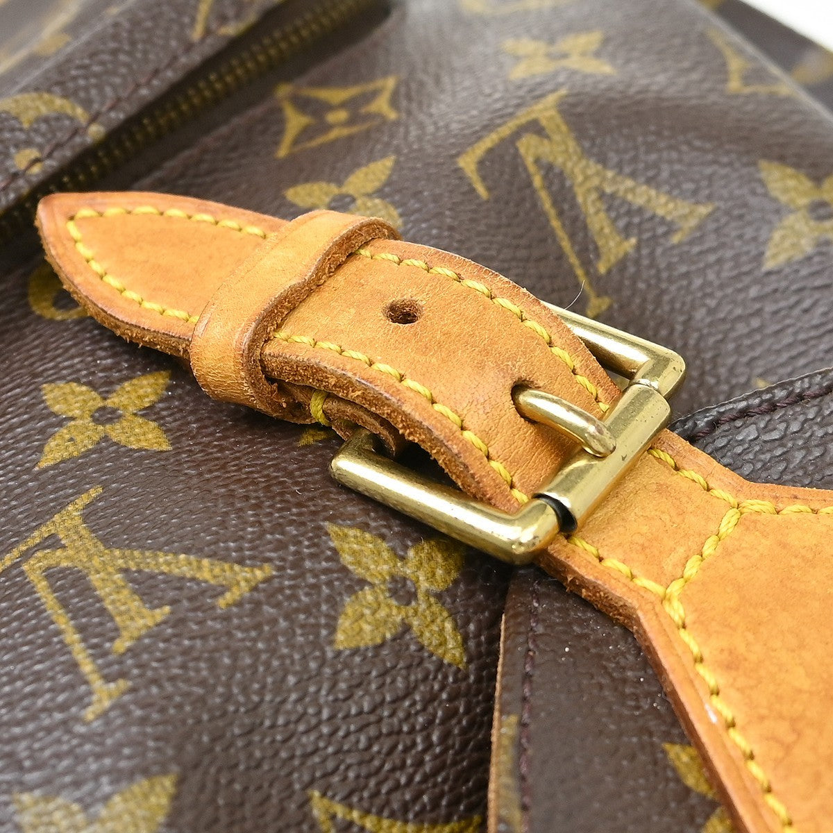 Louis Vuitton Montsouris Monogram Brown Canvas Backpack Bag (Pre-Owned)