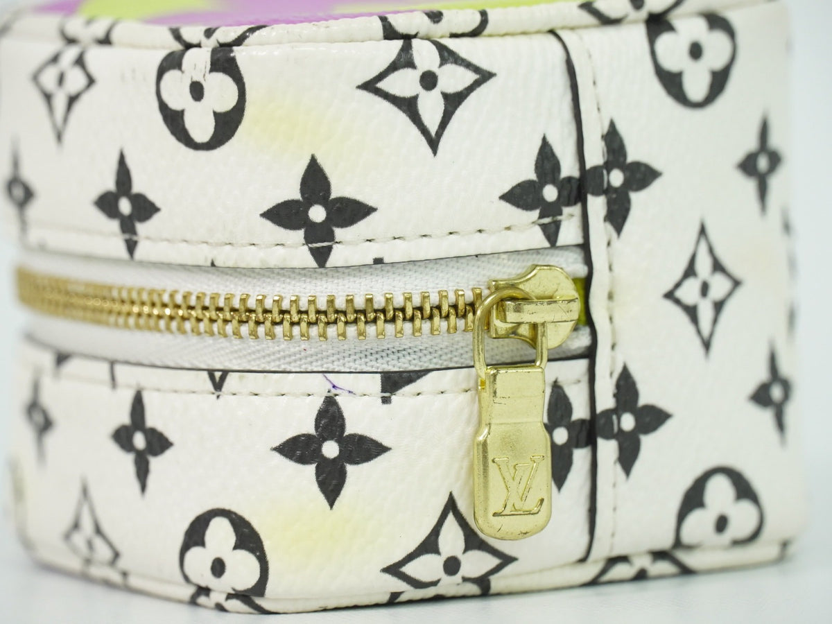 Louis Vuitton Cube Coin Purse Limited Edition Colored Monogram Giant Multicolour Canvas Clutche & Pouche Bag (Pre-Owned)