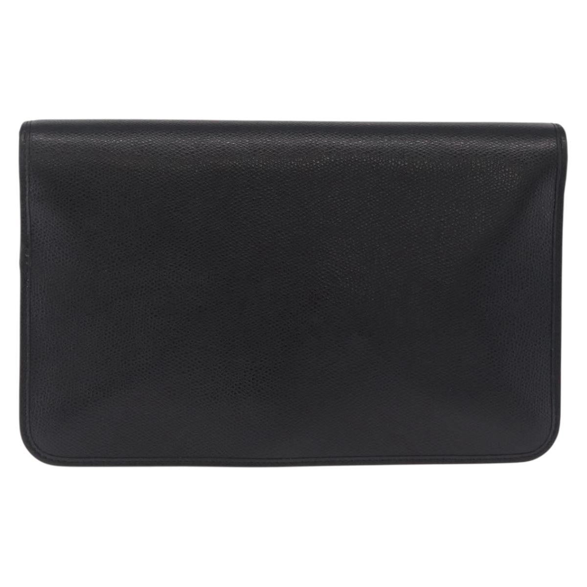 Christian Dior Vintage Honeycomb Canvas Black Leather Shoulder Bag Bag (Pre-Owned)