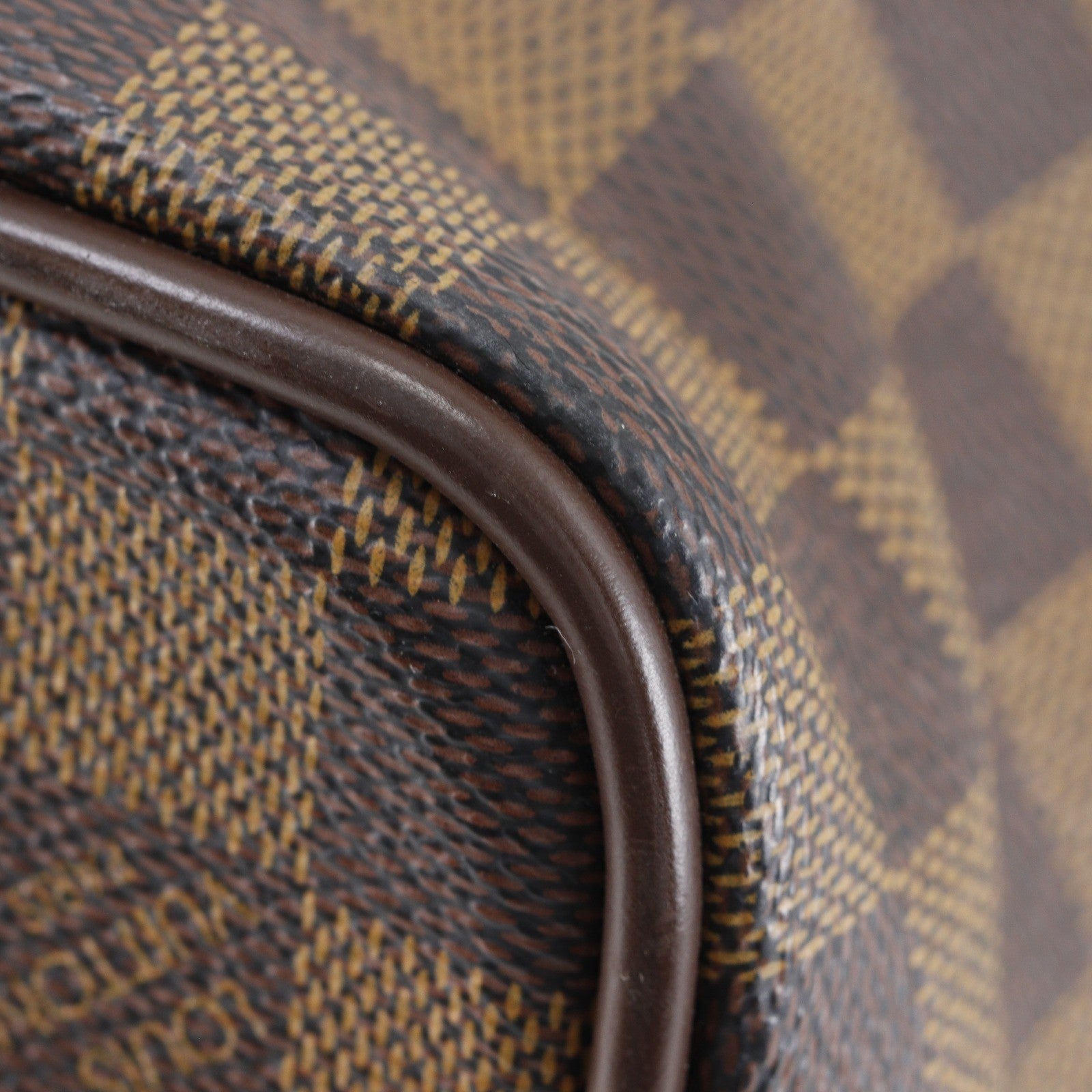 Louis Vuitton Greenwich Damier Ebene Brown Canvas Handbag (Pre-Owned)