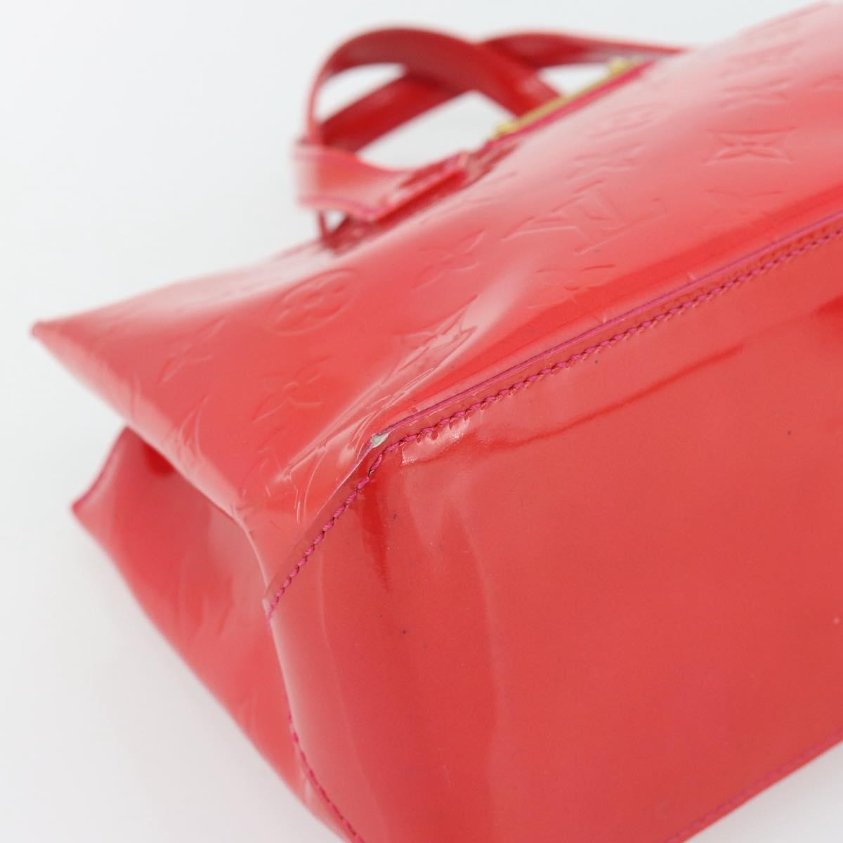 Louis Vuitton Wilshire Monogram Vernis Pink Patent_Leather Handbag (Pre-Owned)