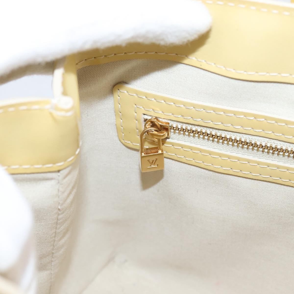 Louis Vuitton Wilshire Monogram Vernis Yellow Patent_Leather Handbag (Pre-Owned)