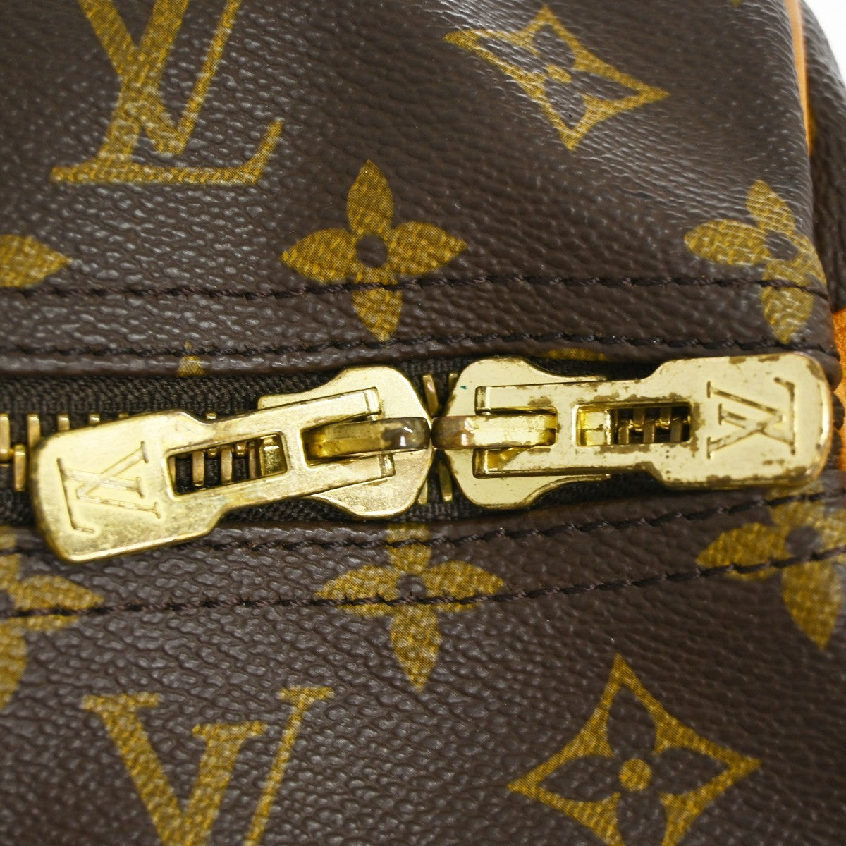 Louis Vuitton Keepall Monogram Brown Canvas Travel Bag Bag (Pre-Owned)