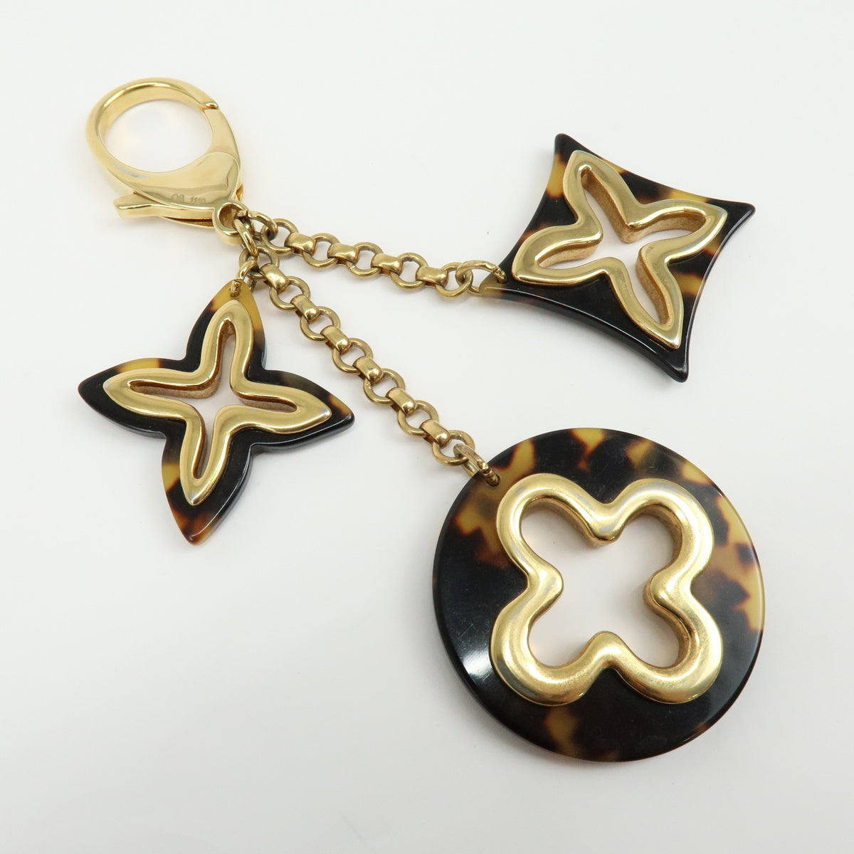 Louis Vuitton Insolence Bag Charm Metal And Tortoise Gold Metal Charms And Keychains Accessory (Pre-Owned)
