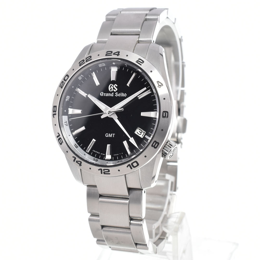 Grand Seiko Heritage Gmt Quartz Stainless Steel Watch (Pre-Owned)