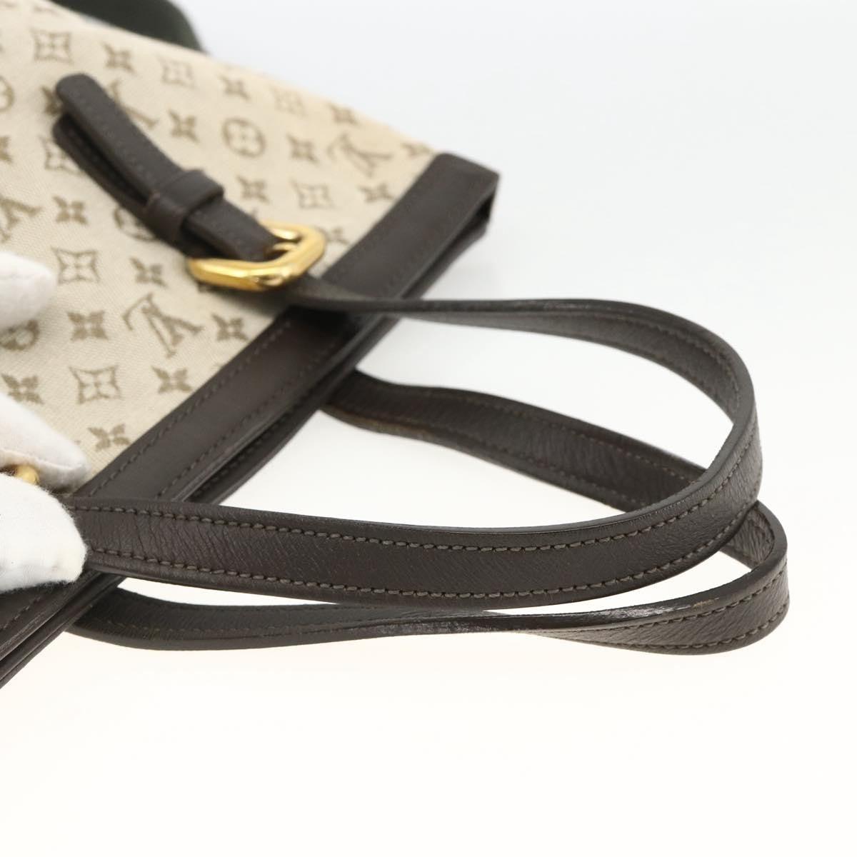Louis Vuitton Francoise Mini Lin Khaki Canvas Tote Bag Bag (Pre-Owned)