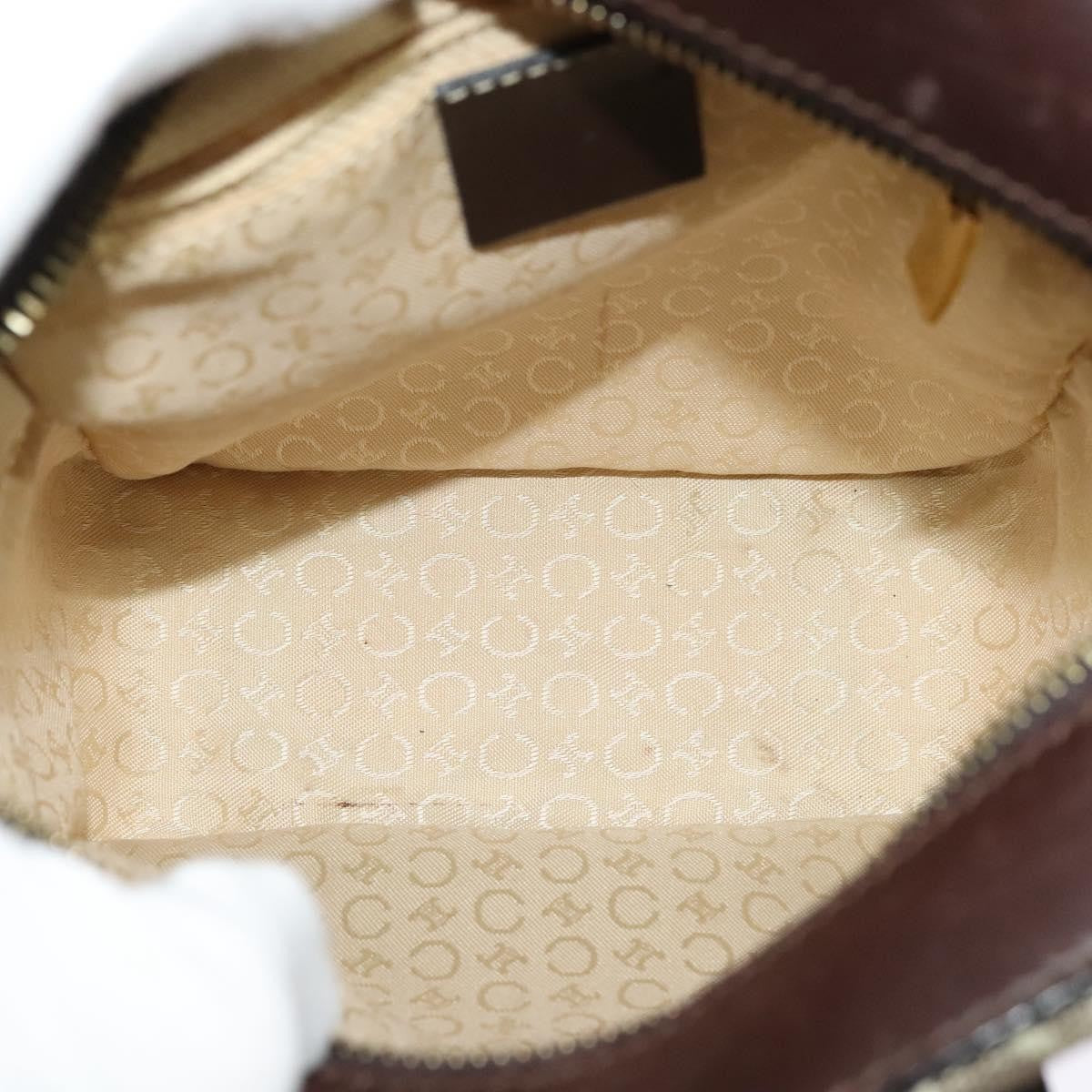 Celine C Macadam Canvas Gray Canvas Handbag (Pre-Owned)