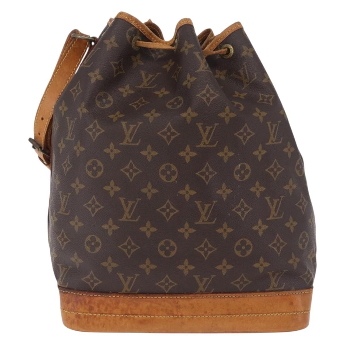 Louis Vuitton Noe Monogram Canvas Brown Canvas Shoulder Bag Bag (Pre-Owned)