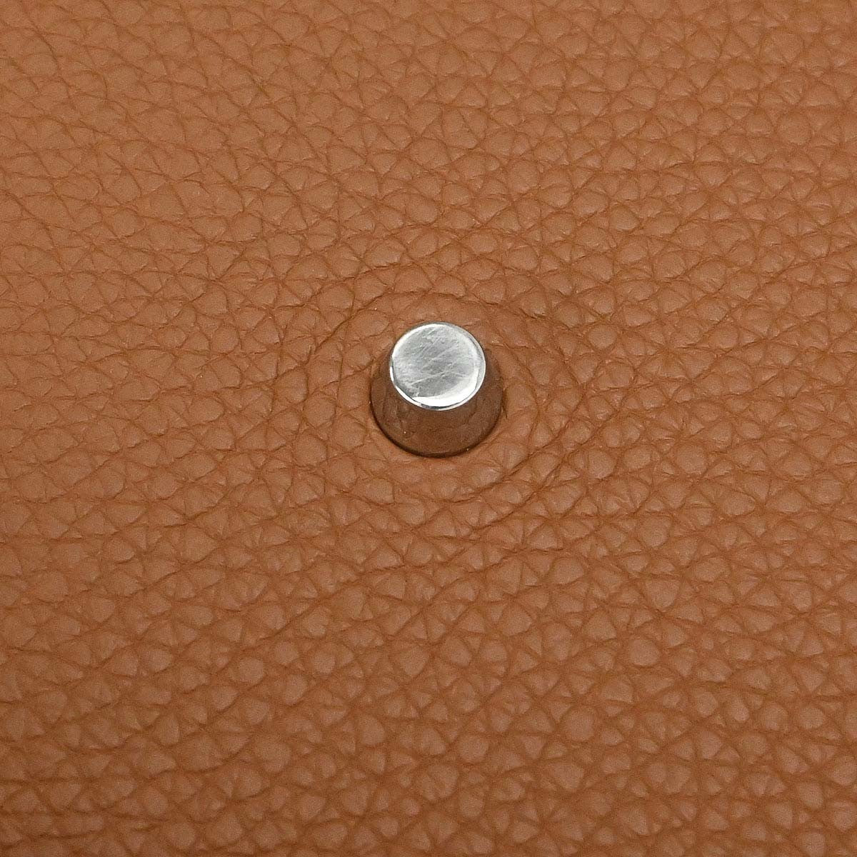 Hermes Picotin Lock Clemence Gold Leather Handbag (Pre-Owned)