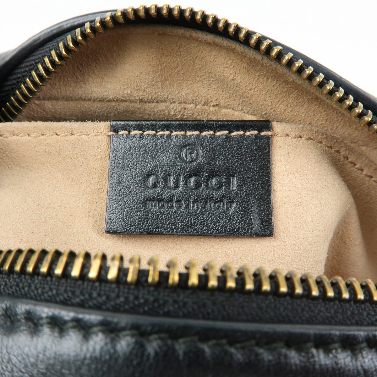 Gucci Gg Marmont Matelasse Patent Black Leather Shoulder Bag Bag (Pre-Owned)