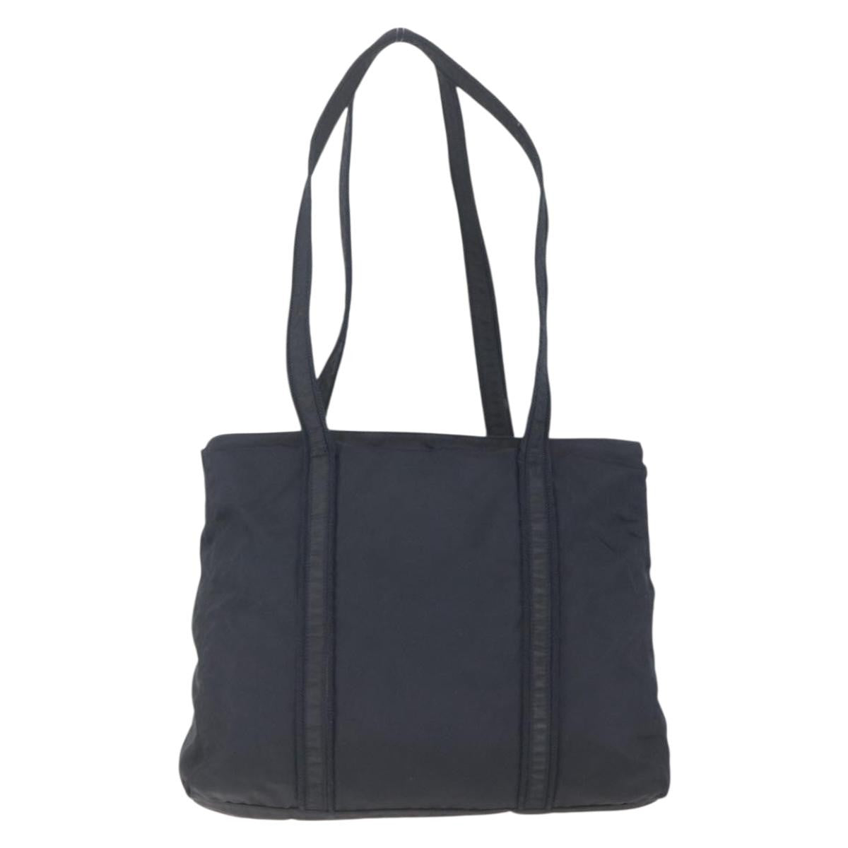 Prada Vintage Tessuto Black Nylon Shoulder Bag Bag (Pre-Owned)