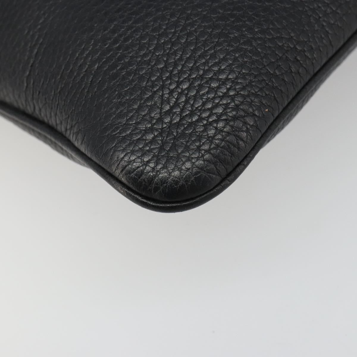 Loewe Vintage Leather Black Leather Shoulder Bag Bag (Pre-Owned)