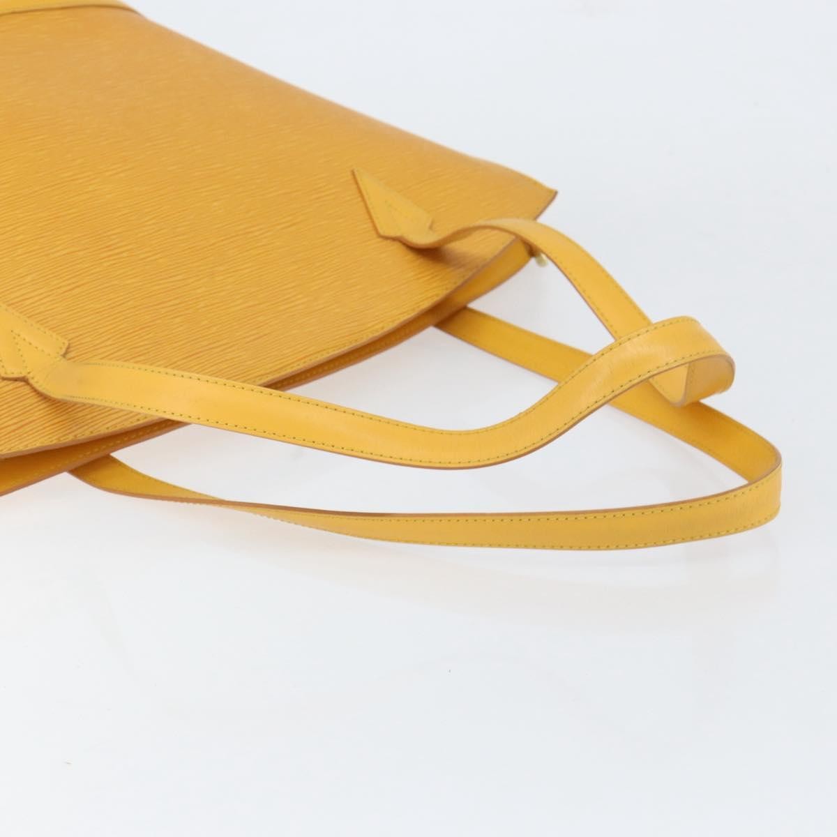 Louis Vuitton Saint Jacques Epi Leather Yellow Leather Handbag (Pre-Owned)
