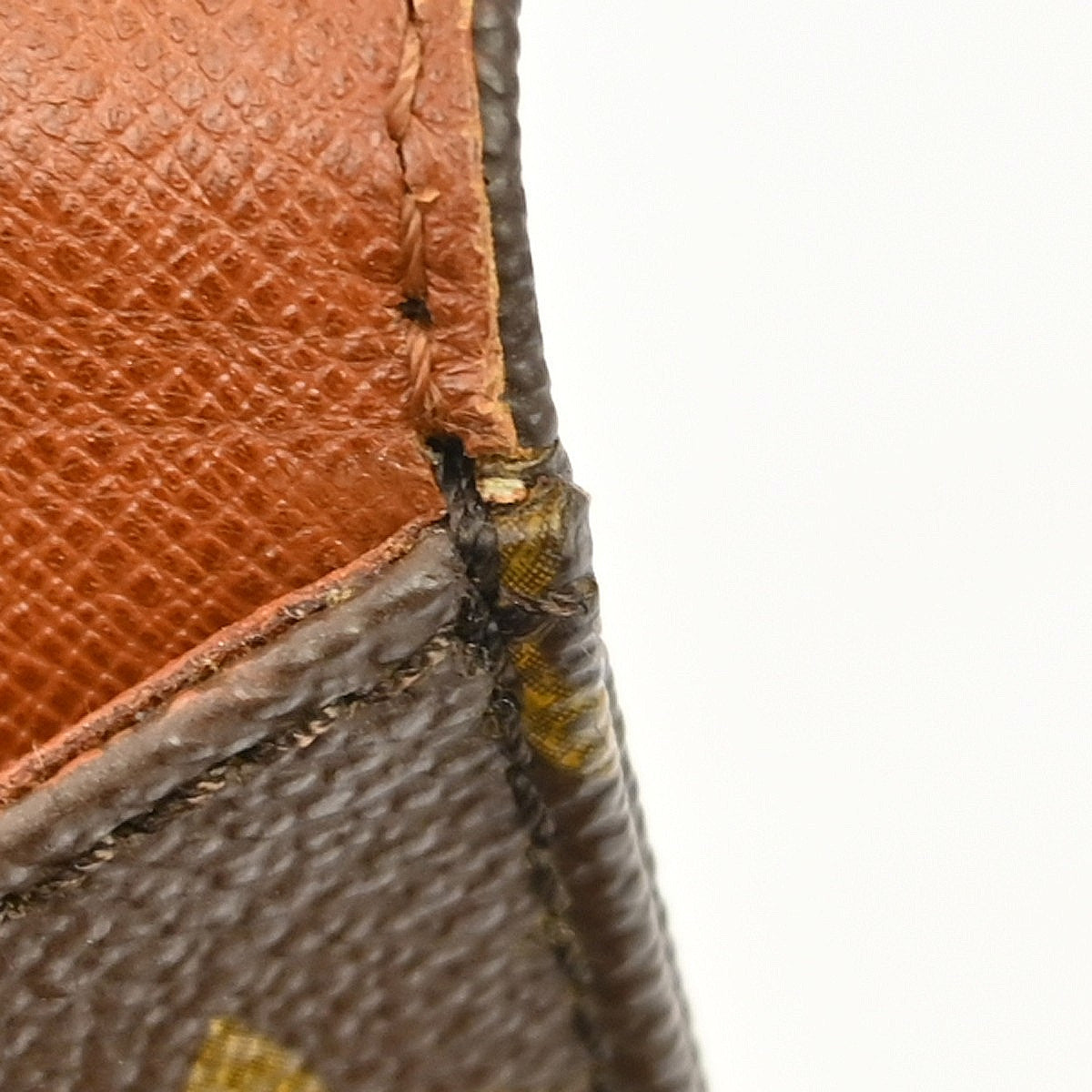 Louis Vuitton Cartouchiere Monogram Canvas Brown Canvas Handbag (Pre-Owned)