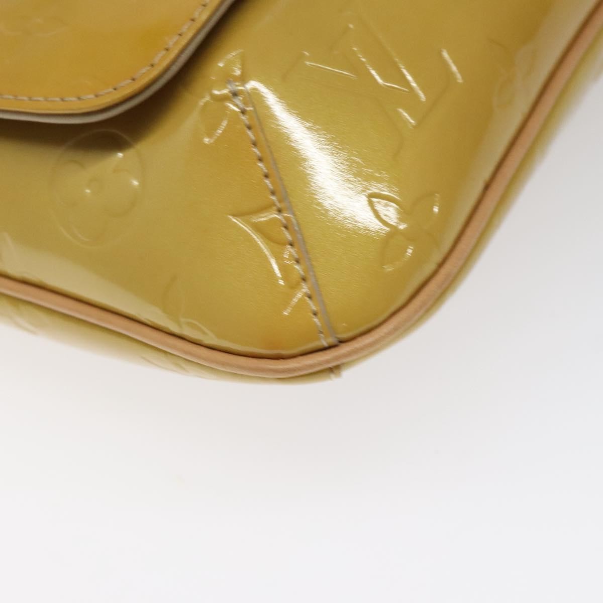 Louis Vuitton Thompson Street Monogram Vernis Beige Patent_Leather Shoulder Bag Bag (Pre-Owned)