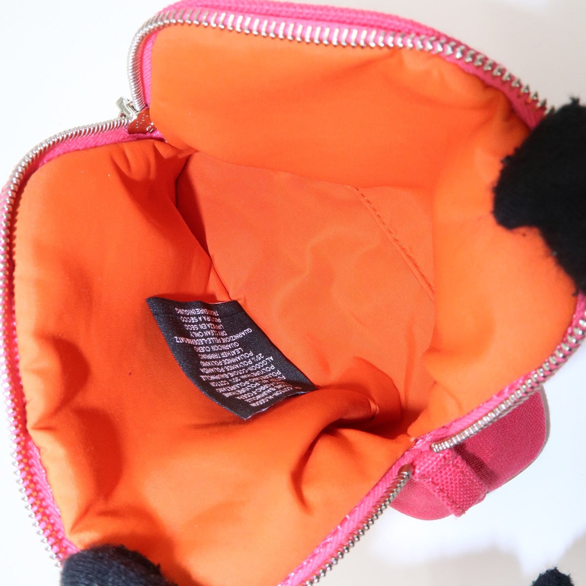 Hermes Bolide Travel Canvas Pink Cotton Clutche & Pouche Bag (Pre-Owned)