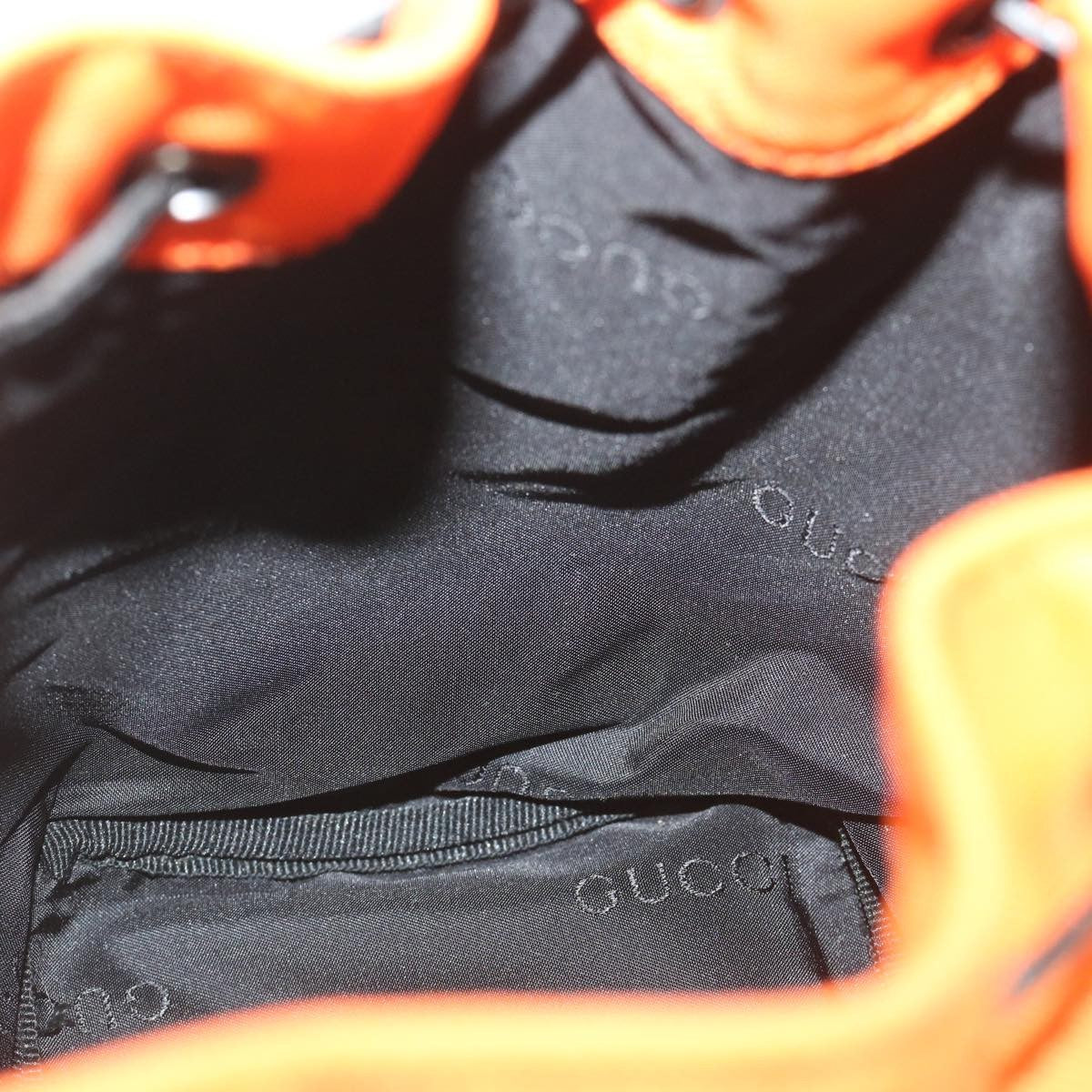Gucci Gg Canvas Canvas Orange Canvas Clutche & Pouche Bag (Pre-Owned)