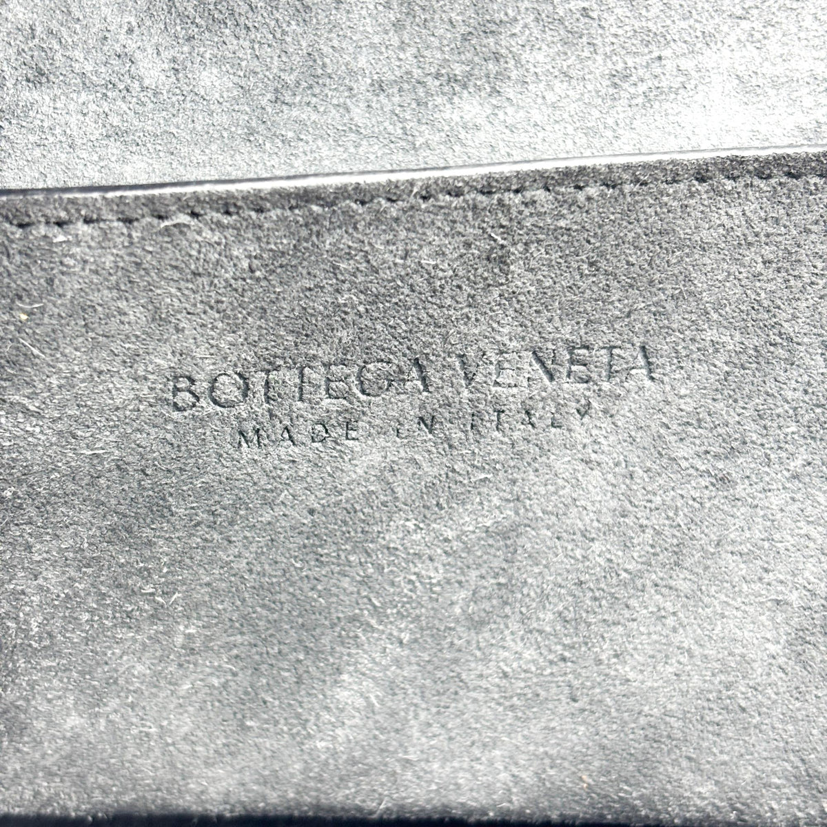 Bottega Veneta Virgule Intrecciato Nappa Black Leather Shoulder Bag Bag (Pre-Owned)