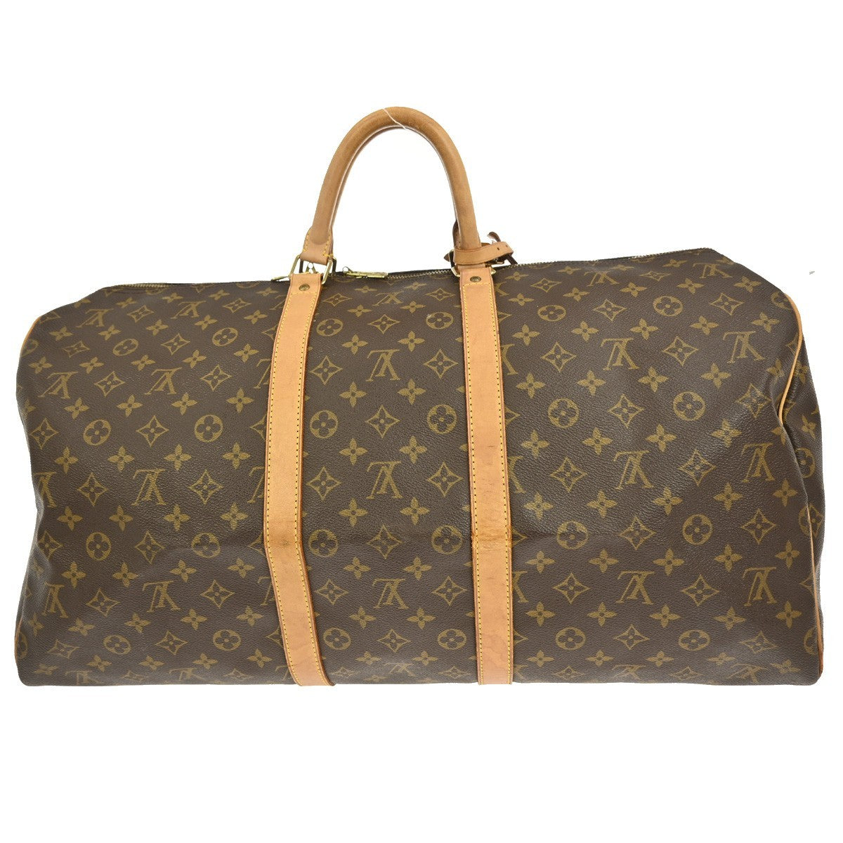 Louis Vuitton Keepall Monogram Canvas Brown Canvas Travel Bag Bag (Pre-Owned)