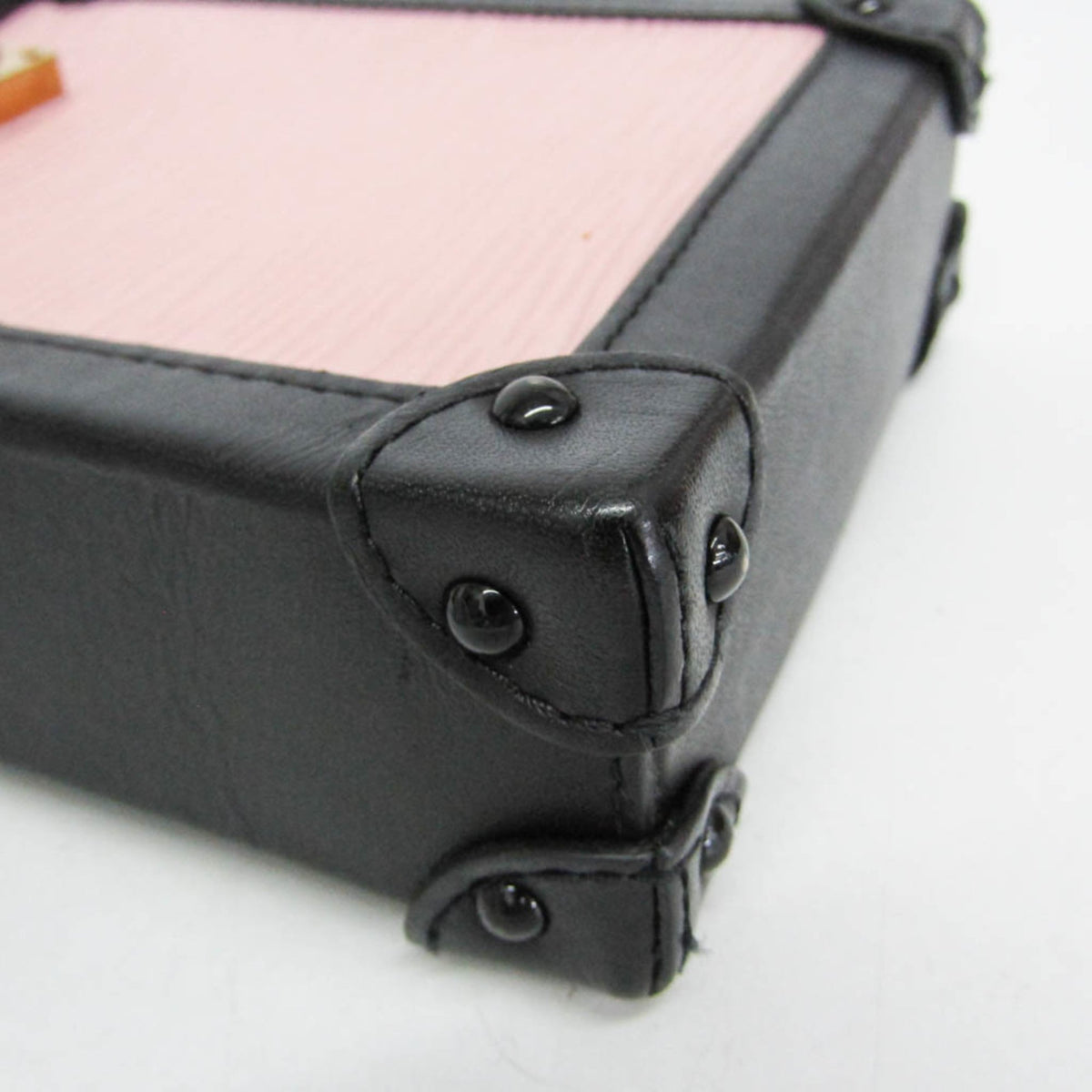 Louis Vuitton Vertical Trunk Pochette Epi Leather Pink Leather Clutche & Pouche Bag (Pre-Owned)