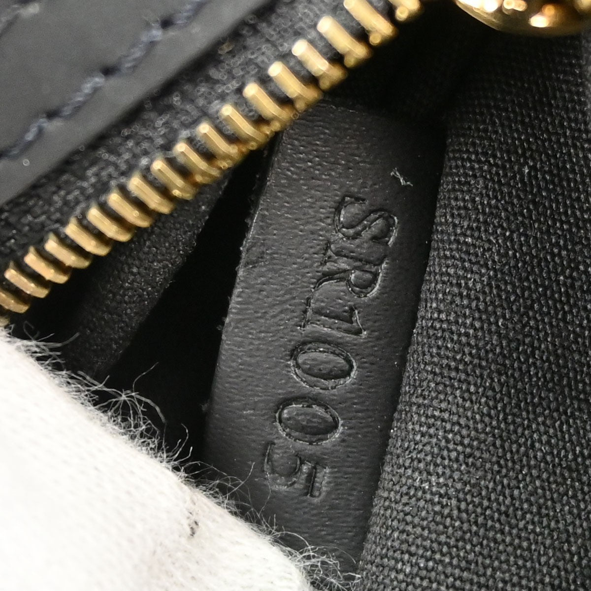 Louis Vuitton Lucille Mini Lin Black Canvas Handbag (Pre-Owned)