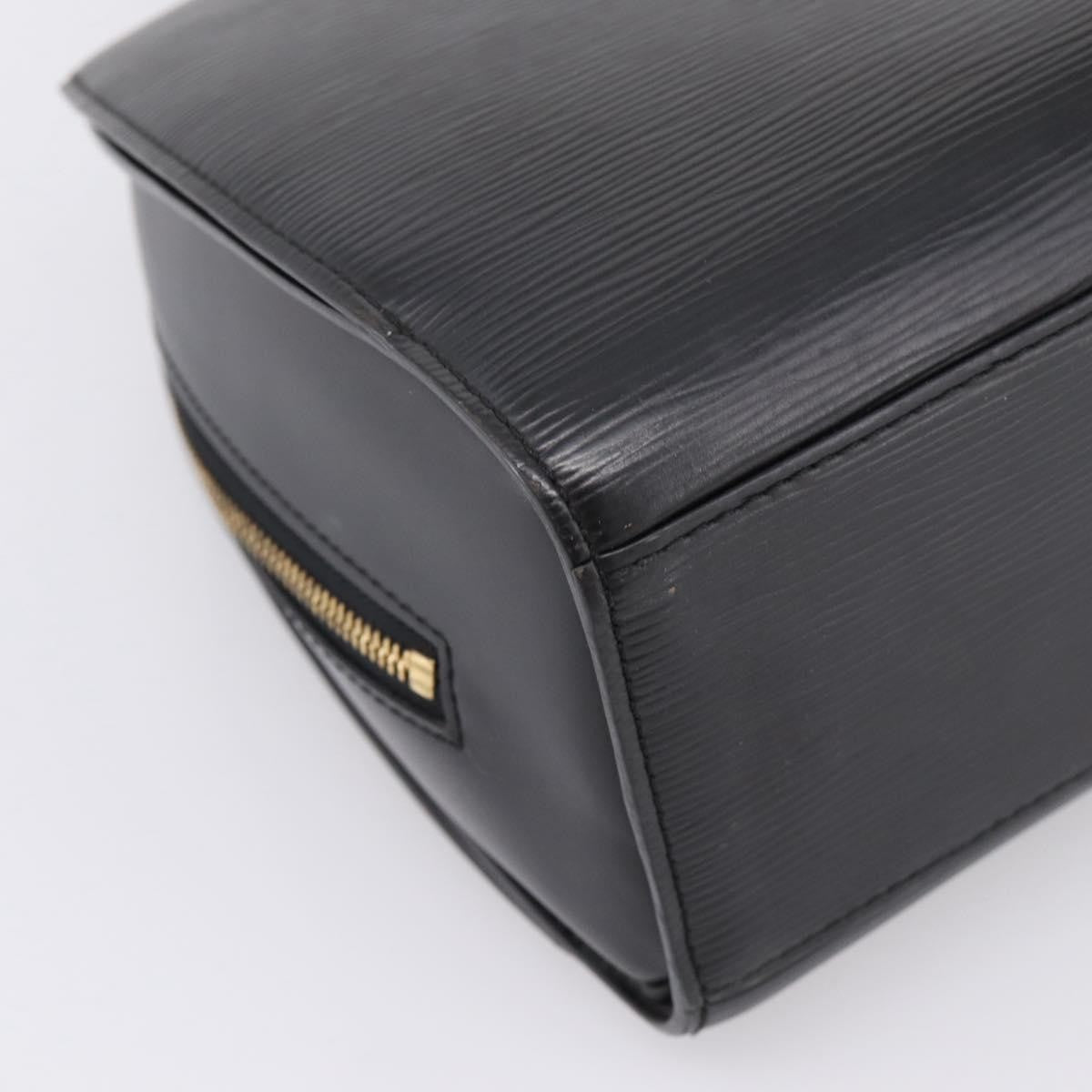 Louis Vuitton Pont Neuf Handbag Epi Leather Black Leather Handbag (Pre-Owned)
